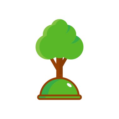 Gıda ağaç Logo simge tasarım