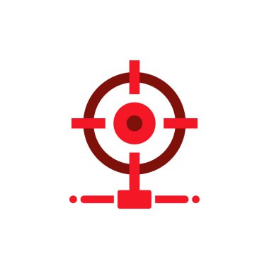 Hedef sunucu logo simge tasarım