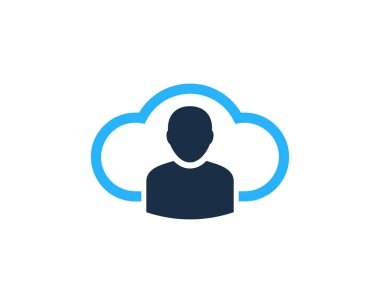 Bulut Kullanıcı simgesi Logo tasarım öğesi