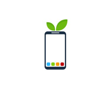 Smartphone taze simgesi Logo tasarım öğesi