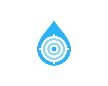 Su hedef simgesini Logo tasarım öğesi