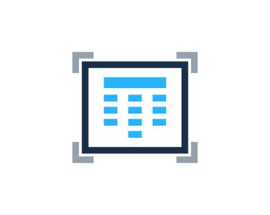 Güvenlik simgesi Logo tasarım öğesi beyaz arka plan üzerinde vektör illüstrasyon izole