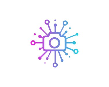 Beyaz arka plan üzerinde vektör illüstrasyon izole simgesi logo tasarım paylaşmak