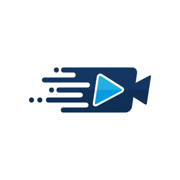Video Speed Logo Icon Design — Stock Vector