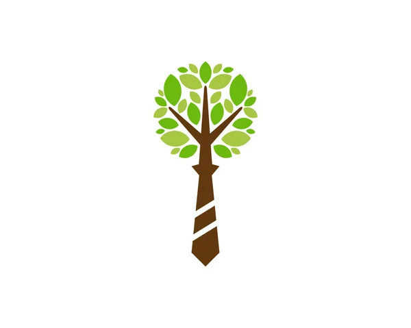 Элемент Дизайна Логотипа Tree Job Icon — стоковый вектор