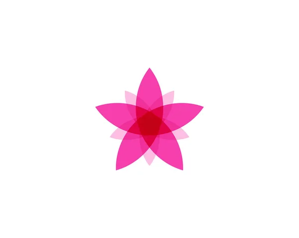 Lotusstern Logo Design Element — Stockvektor