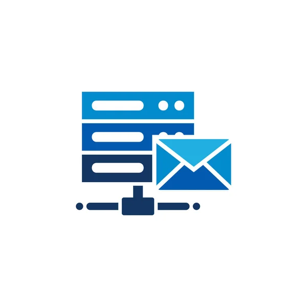 Σχέδιο Εικονίδιο Του Mail Server Λογότυπο — Διανυσματικό Αρχείο