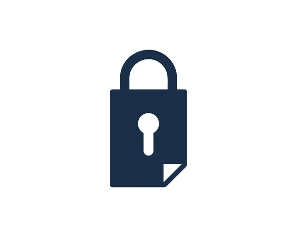 Pictogram Logo Ontwerp Veiligheidselement Geïsoleerd Een Witte Achtergrond Vectorillustratie — Stockvector