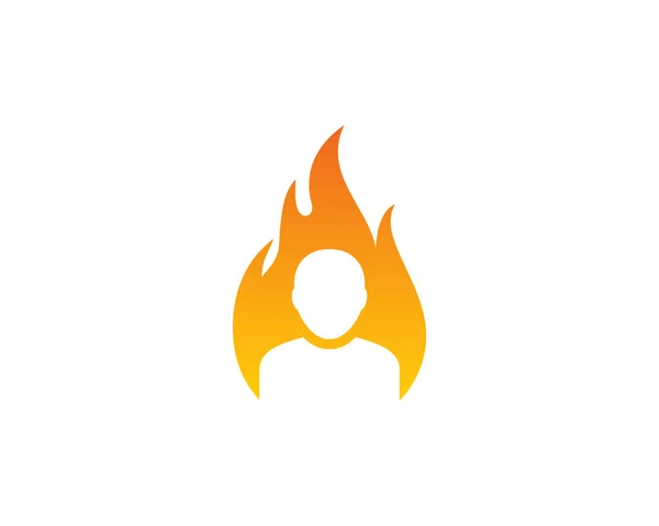 Огненная Икона Дизайна — стоковый вектор