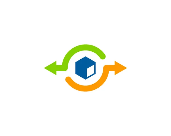 Share Ícone Logotipo Design Isolado Fundo Branco Ilustração Vetorial — Vetor de Stock