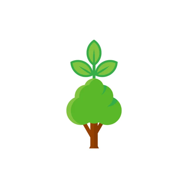 Eco Tree Logo Symbol Design — Stockvektor