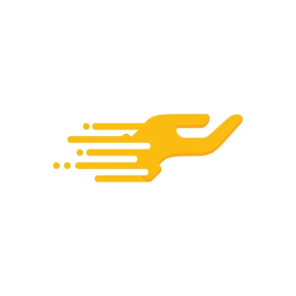 Sorgfalt Geschwindigkeit Logo Icon Design — Stockvektor