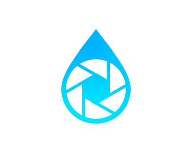 Su fotoğraf Logo Tasarım şablon öğesi