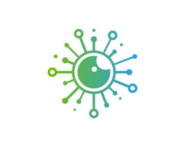 Beyaz arka plan üzerinde vektör illüstrasyon izole simgesi logo tasarım paylaşmak