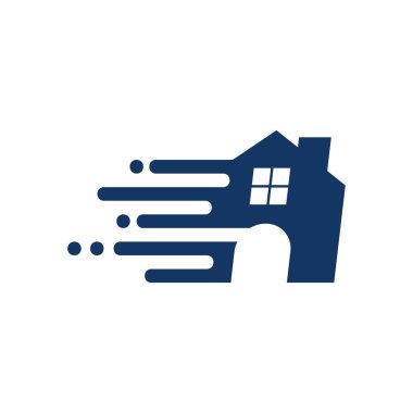 Ev hız Logo simge tasarım