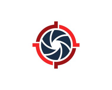 Hedef fotoğraf simge Logo tasarım öğesi