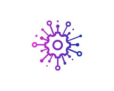 Beyaz arka plan üzerinde vektör illüstrasyon izole simgesi logo tasarım paylaşmak