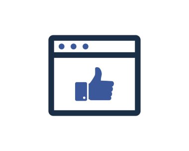Online sosyal ağ Logo simge tasarım