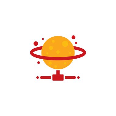 Gezegen Server logo simge tasarım