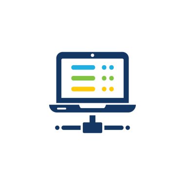 Not Defteri Server logo simge tasarım