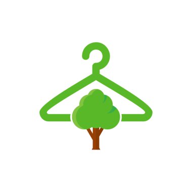 Laundry Tree Logo Icon Design vector