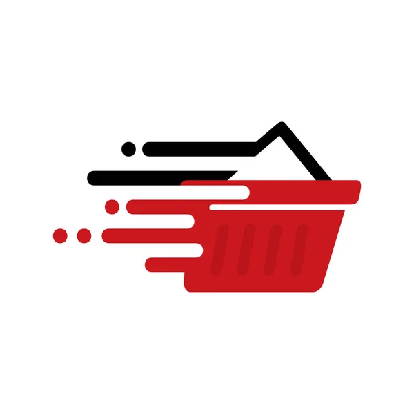 Boutique Vitesse Logo Icône Design — Image vectorielle