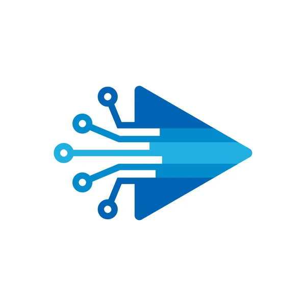 Digital Video Logo Icon Design — Stock Vector