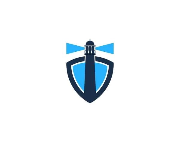 Säkerhet Ikonen Logo Design Element Isolerad Vit Bakgrund Vektorillustration — Stock vektor