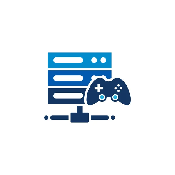 Логотип Console Server Icon Design — стоковый вектор