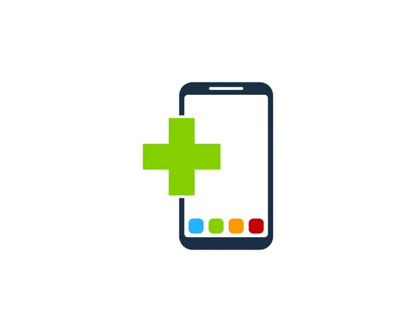 Ajouter Smartphone Logo Icône Design — Image vectorielle