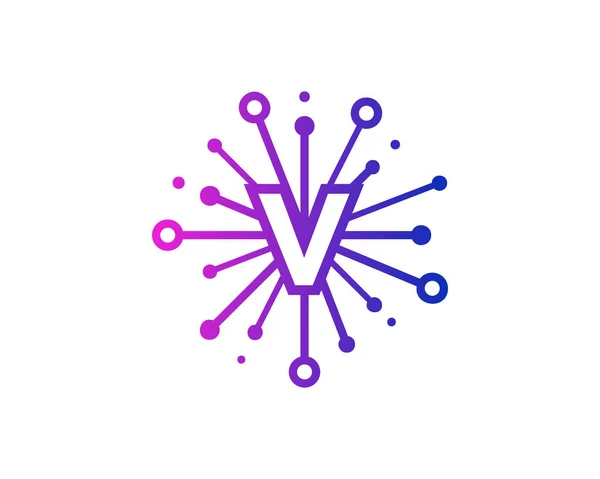 Carta Red Compartir Icono Diseño Logo Elemento — Vector de stock