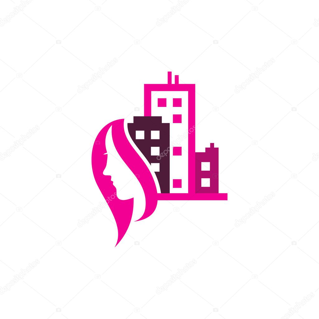 Beauty Town Logo Icon Design