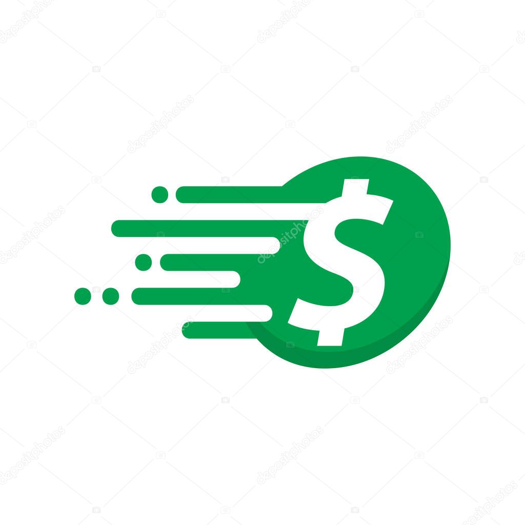 Money Speed Logo Icon Design