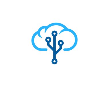 Hava dijital sezon simge Logo tasarım öğesi