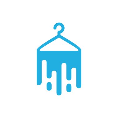 Çamaşırhane boya Logo simge tasarım