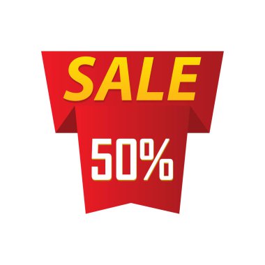 Satış rozet etiket Logo simge tasarım