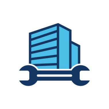 Bina onarım Logo simge tasarım