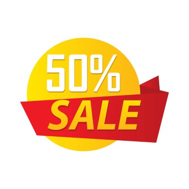 Satış rozet etiket Logo simge tasarım