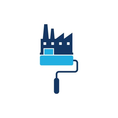 Endüstriyel Boya Logo simge tasarım