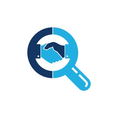 El sıkışma bulmak Logo simge tasarım