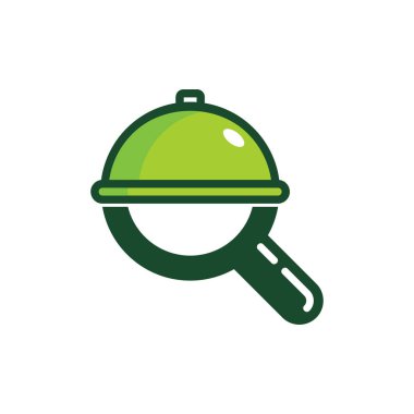 Yiyecek bulmak Logo simge tasarım