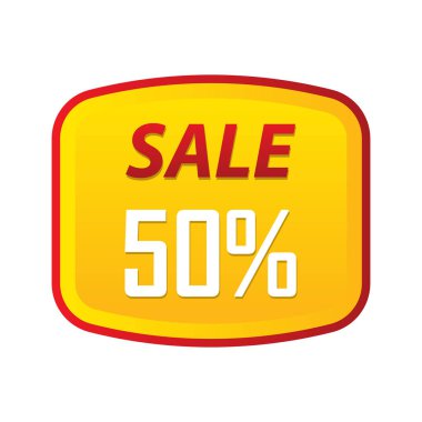 Satış rozet etiket Logo simge tasarım