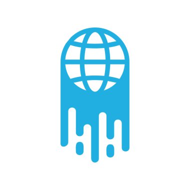 Dünya boya Logo simge tasarım