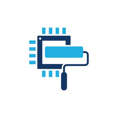 Yonga boya Logo simge tasarım