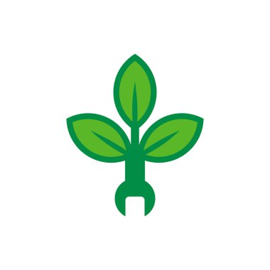 Eco onarım Logo simge tasarım