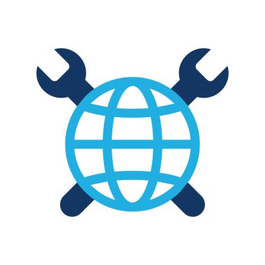 Küre onarım Logo simge tasarım