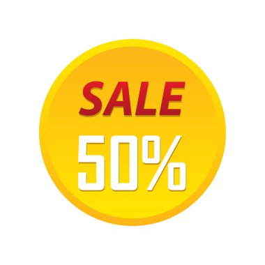 Satış rozet etiket Logo simge tasarım