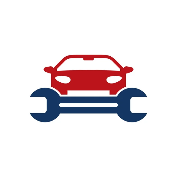 Conception Icône Logo Réparation Automobile — Image vectorielle