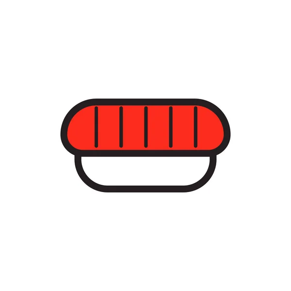 Hotdog Pizza Und Food Logo Icon Design — Stockvektor