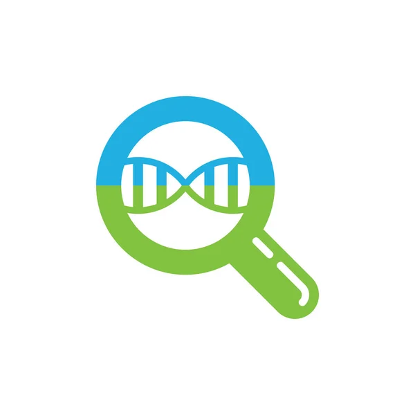 Dna Find Logo Icon Design — Stock Vector